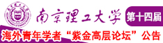 骚逼好爽快操av南京理工大学第十四届海外青年学者紫金论坛诚邀海内外英才！